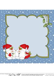 8 x 8 Christmas Snowball Sam Love Insert