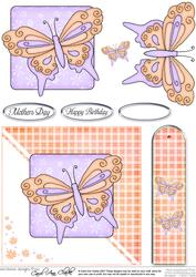 Butterfly Quick Card with 3D Decoupage