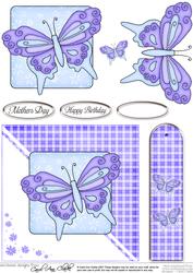 Butterfly Quick Card with 3D Decoupage