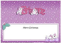 Large Dl Christmas Brianne Polar Bears Insert