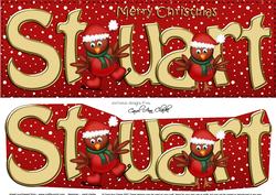 Large Dl Christmas Stuart Robins 3D Decoupage