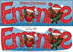 Large Dl Christmas Emmie Robin 3D Decoupage
