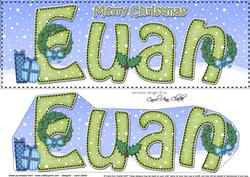 Large Dl Christmas Euan 3D Decoupage
