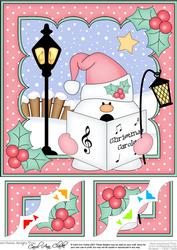 8x8 Christmas Carol Singing Snowball Sam