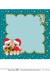 8 x 8 Christmas Livvy Bear Love Insert