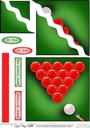 Snooker Quick Card Wavy Corner Side Stacker