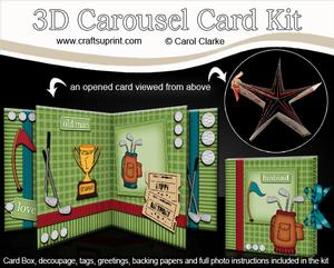 cup664102_359 - 3D Golf Carousel Card Kit