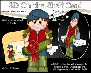 3D on the Shelf Card Kit - Village Show Marrow Prize Jayna