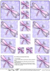 Dreamy Dragonfly Pyramage Sheet