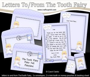 Child's Letter to and from the Tooth Fairy