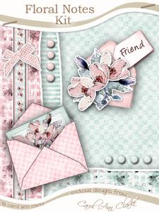 Floral Notes Kit with 3D Decoupage