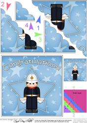 Marine Congratulations Scallop Corner Side Stacker