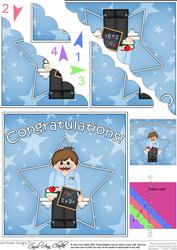 Teacher Congratulations Scallop Corner Side Stacker