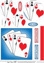 You're Ace!! Quick Card with Circle Pyramage
