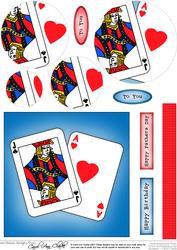 You're Ace!! Quick Card with Circle Pyramage