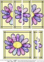 Patchwork Petals Quick Card with Side Stacker Topper