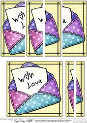 With Love Letter Quick Card with Side Stacker Topper