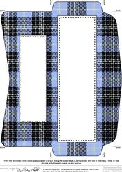 Mini Dl (80 x 215mm) Tartan Envelope