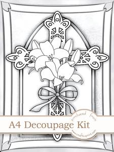 A4 When Words Fail in Mono 3D Decoupage Kit