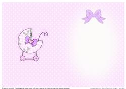 New Baby Insert A5 Portrait