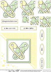 New Baby Quick Card with Pyramage