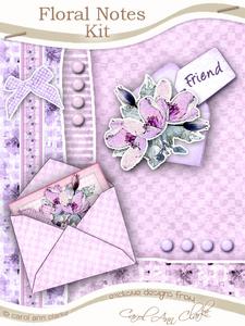 Floral Notes Kit with 3D Decoupage