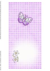 Fluttery Butterfly Insert Square Landscape