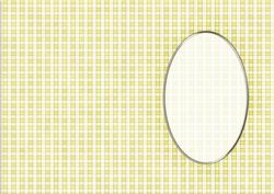 Men's Gingham Card Front or Insert