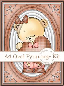 A4 Rosie's Heart in Cinnamon Pyramage Kit
