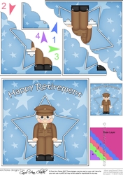 Army Officer Retirement Scallop Corner Side Stacker