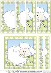 Little Lamb Quick Card with With Side Stacker Topper