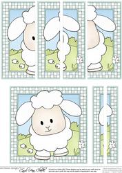 Little Lamb Quick Card with With Side Stacker Topper