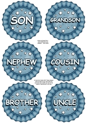 3D Relations Rosette Decoupage Sheet
