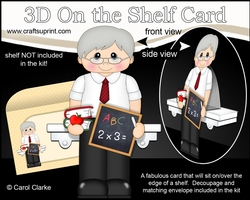 3D On the Shelf Card Kit - Mr Williams the Teacher