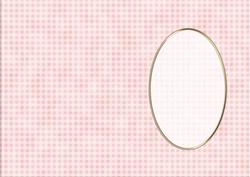 A5 Gingham Card Front or Insert