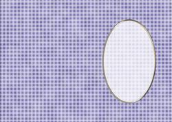 A5 Gingham Card Front or Insert