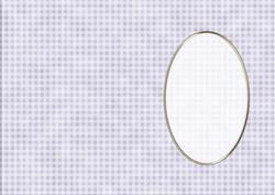A5 Gingham Card Front or Insert