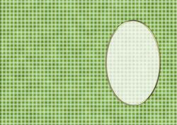 A5 Gingham Card Front or Insert