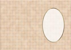 A5 Gingham Card Front or Insert