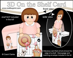 3D On the Shelf Card Kit - Robyn is at the Garden Gate