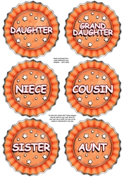 3D Relations Rosette Decoupage Sheet