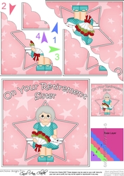 On Your Retirement SISTER Scallop Corner Side Stacker