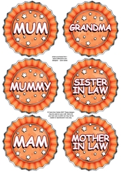 3D Relations Rosette Decoupage Sheet