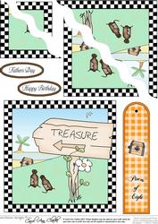 Treasure Island Quick Card Wavy Corner Side Stacker