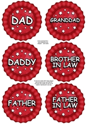 3D Relations Rosette Decoupage Sheet