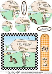 Treasure Island Quick Card with Circle Pyramage