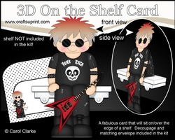 3D On the Shelf Card Kit - Punk Rocker Shayde