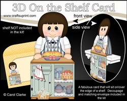 3D On the Shelf Card Kit - Caron Bakes a Pie in the Kitchen