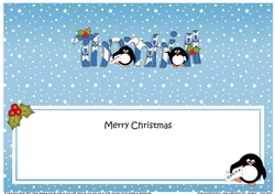 Large DL Merry Christmas from THORNHILL insert