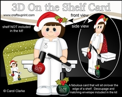 3D On the Shelf Card Kit - Christmas Little Glam Nails Nail Technician Mags